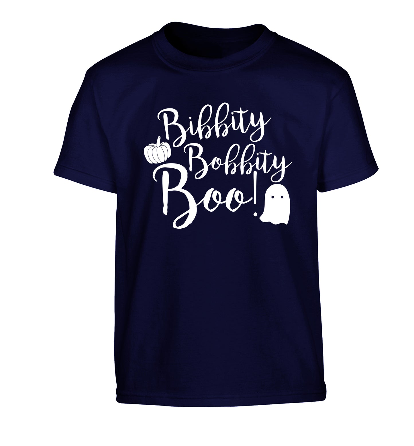 Bibbity bobbity boo! Children's navy Tshirt 12-14 Years