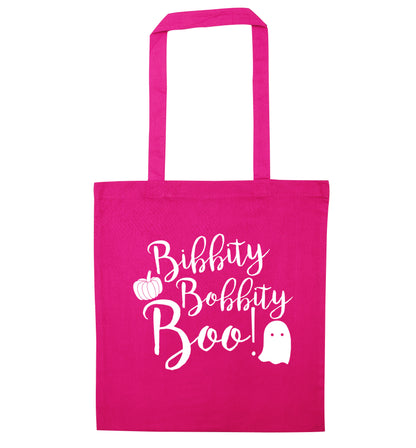 Bibbity bobbity boo! pink tote bag