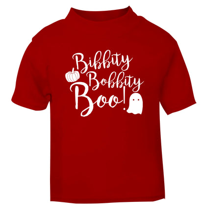 Bibbity bobbity boo! red Baby Toddler Tshirt 2 Years