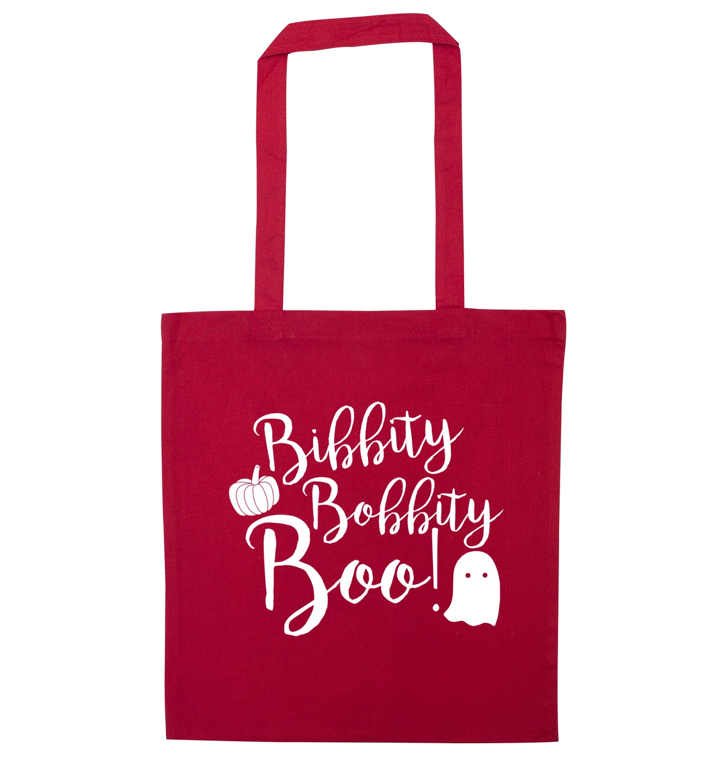 Bibbity bobbity boo! red tote bag