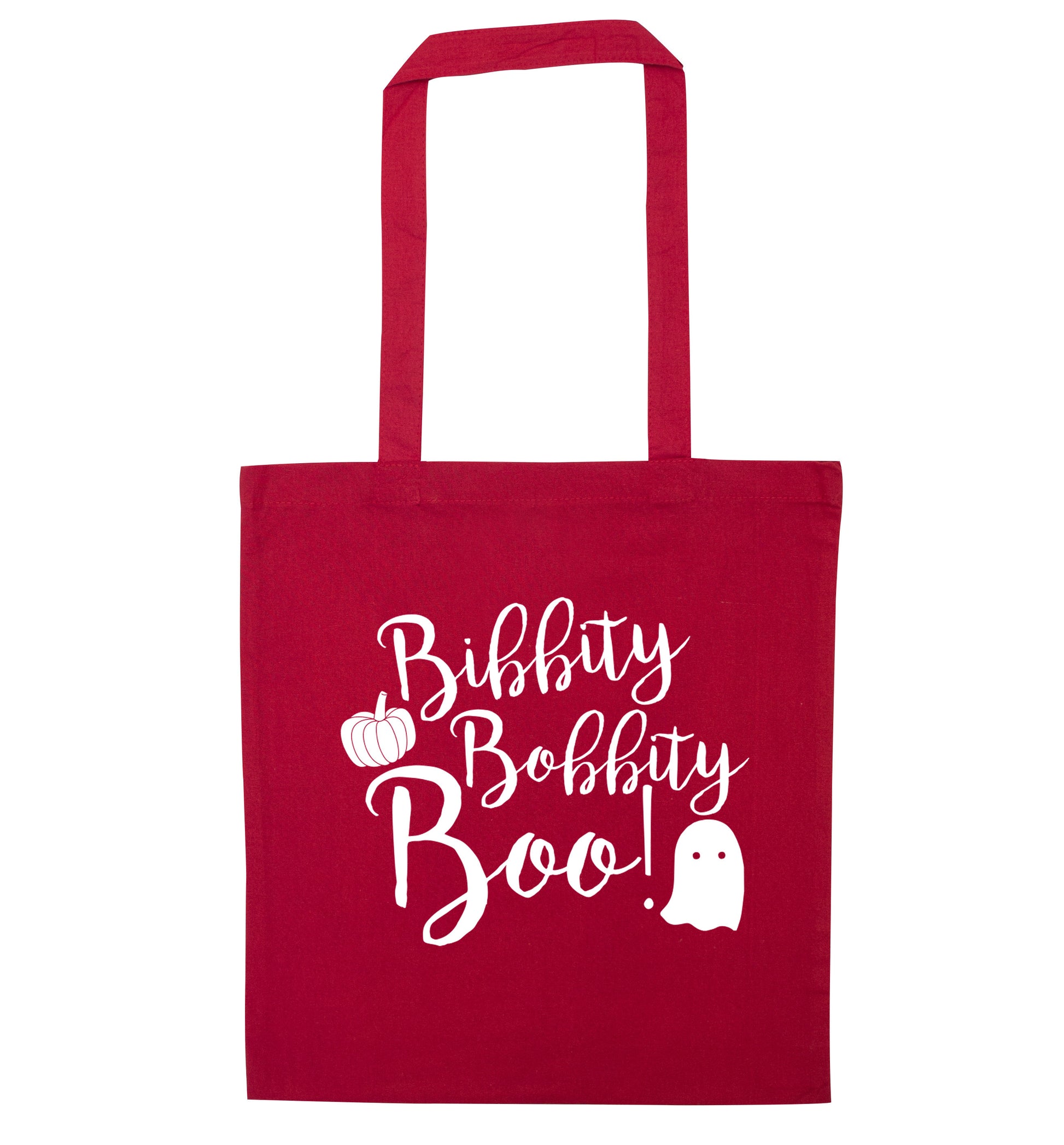 Bibbity bobbity boo! red tote bag