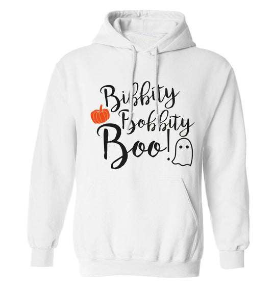 Bibbity bobbity boo! adults unisex white hoodie 2XL