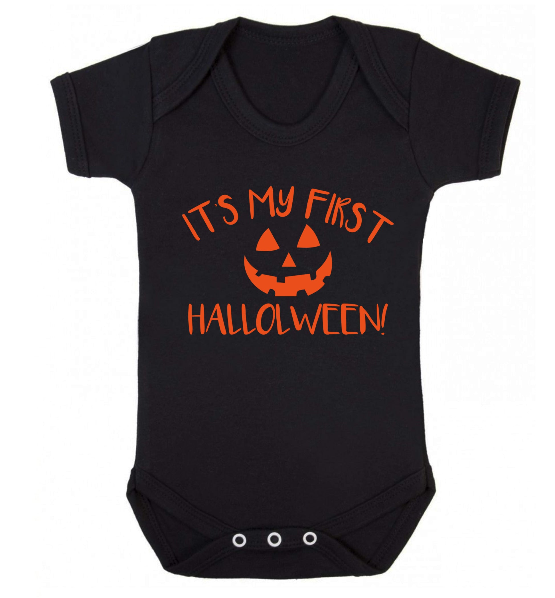 It's my first halloween Baby Vest black 18-24 months