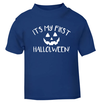It's my first halloween blue Baby Toddler Tshirt 2 Years