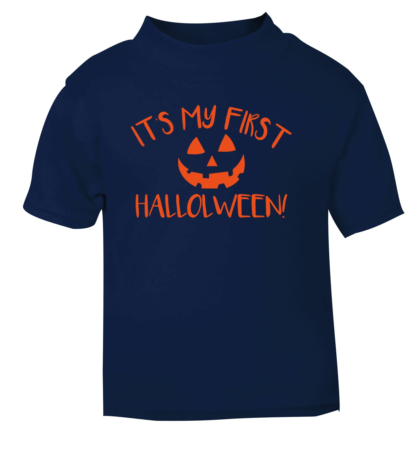 It's my first halloween navy Baby Toddler Tshirt 2 Years