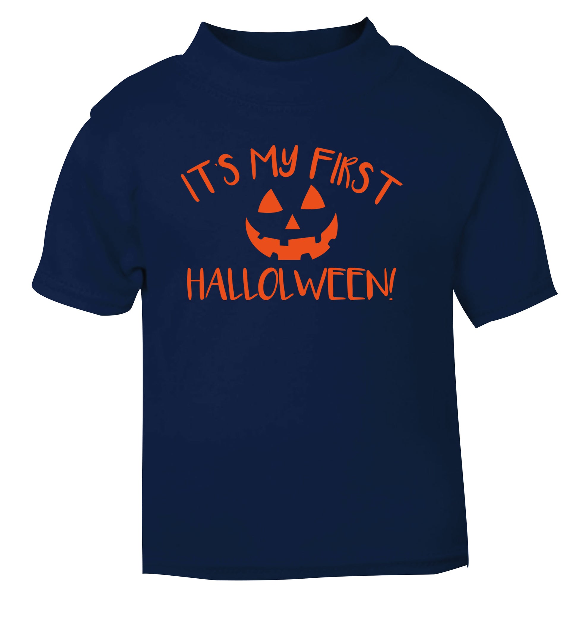 It's my first halloween navy Baby Toddler Tshirt 2 Years