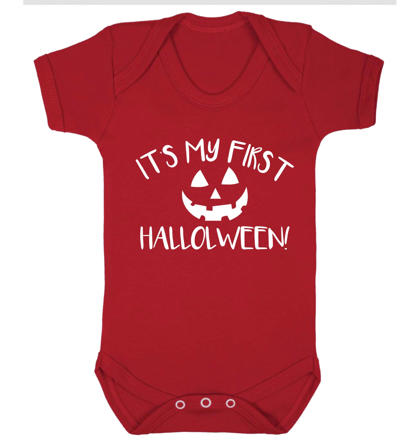 It's my first halloween Baby Vest red 18-24 months