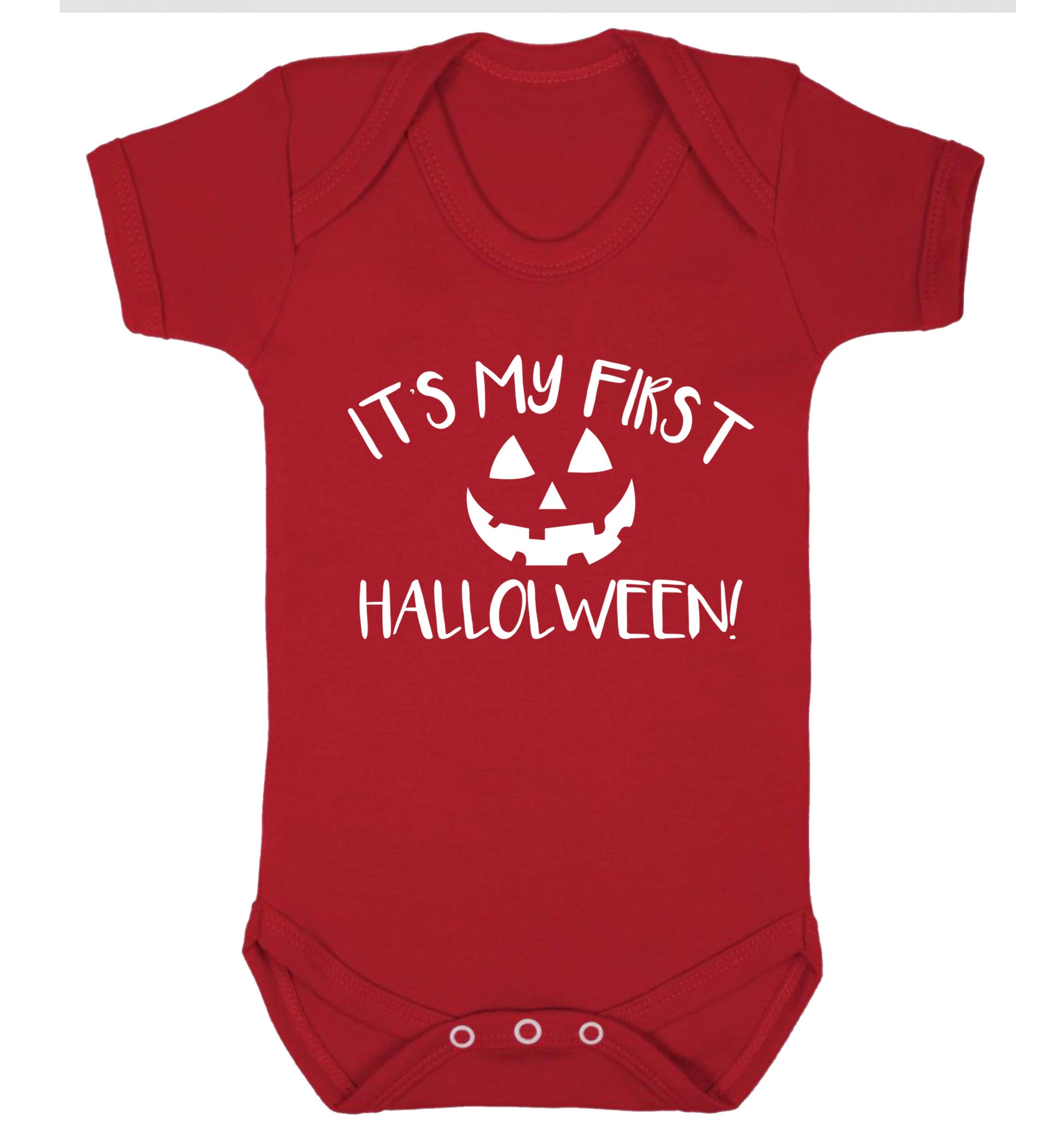 It's my first halloween Baby Vest red 18-24 months