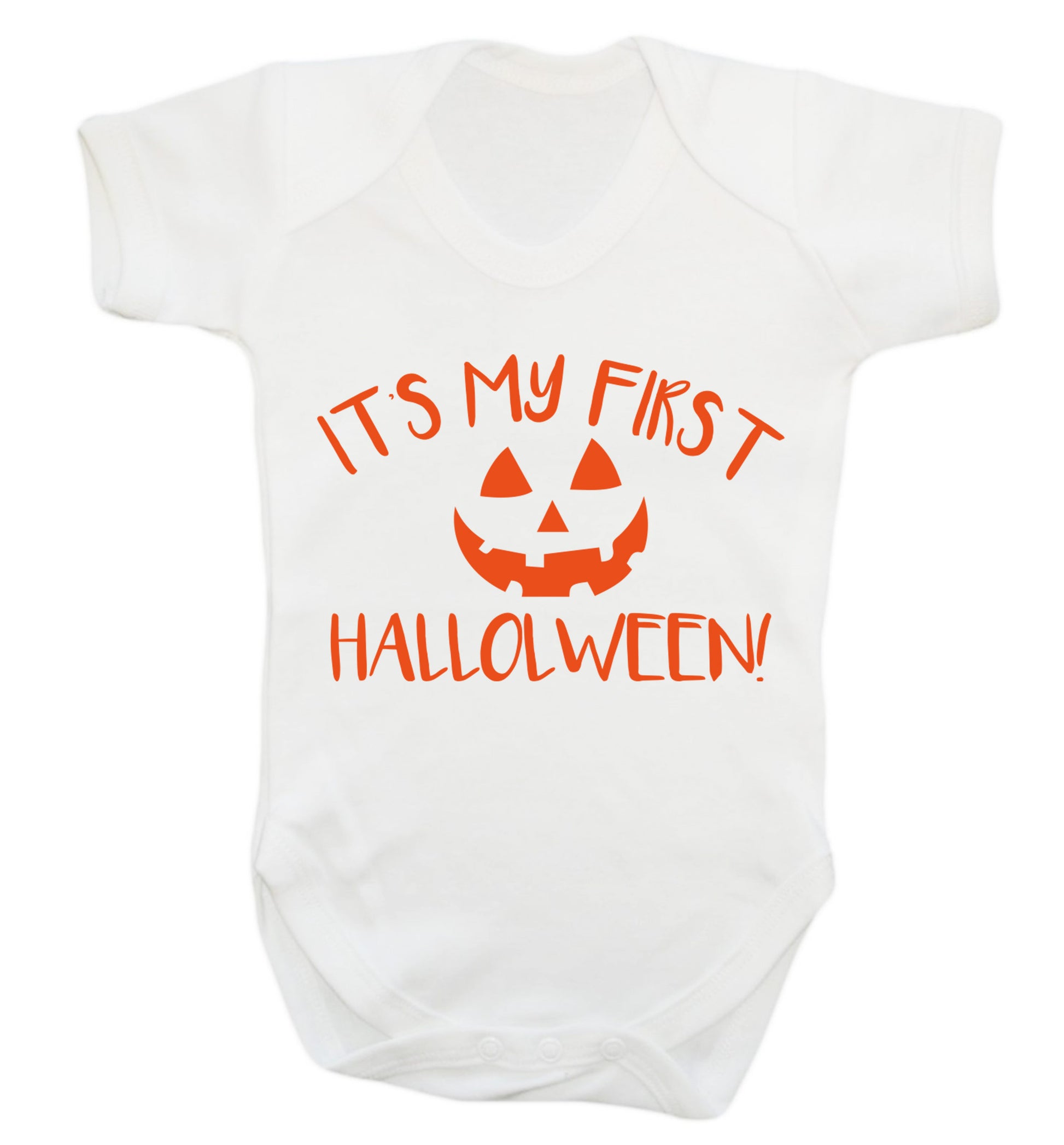 It's my first halloween Baby Vest white 18-24 months