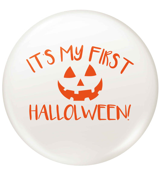My 1st Halloween Pumpkin small 25mm Pin badge