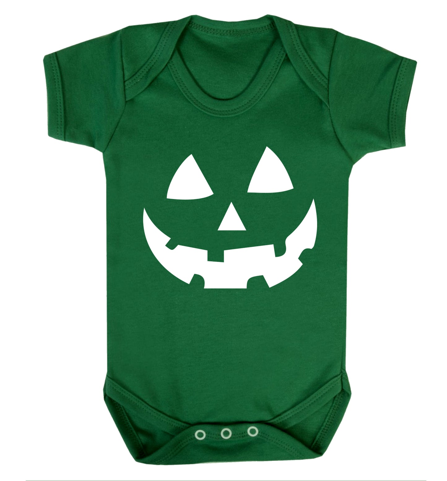 Pumpkin face Baby Vest green 18-24 months