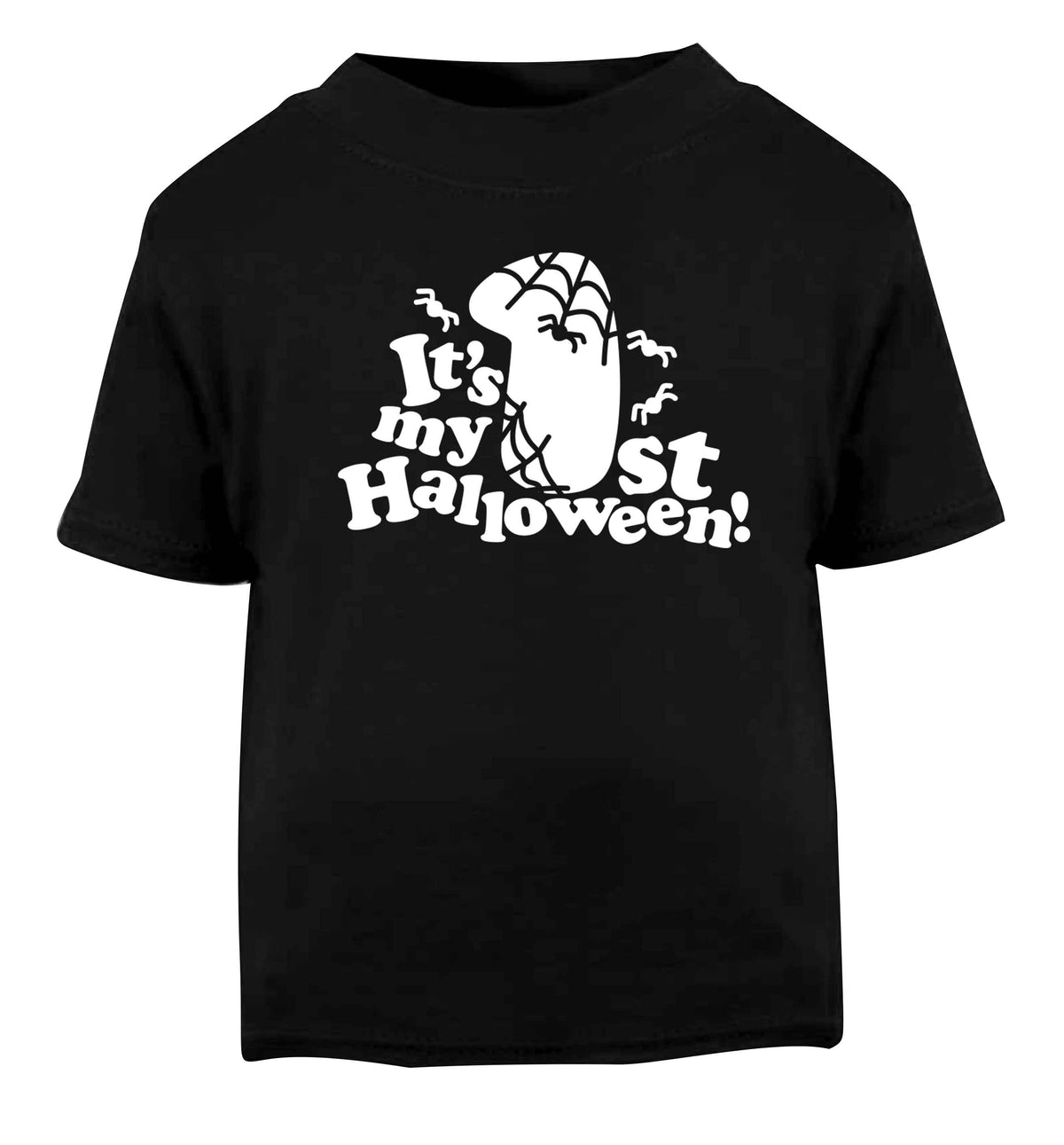 My 1st Halloween Pumpkin Black baby toddler Tshirt 2 years