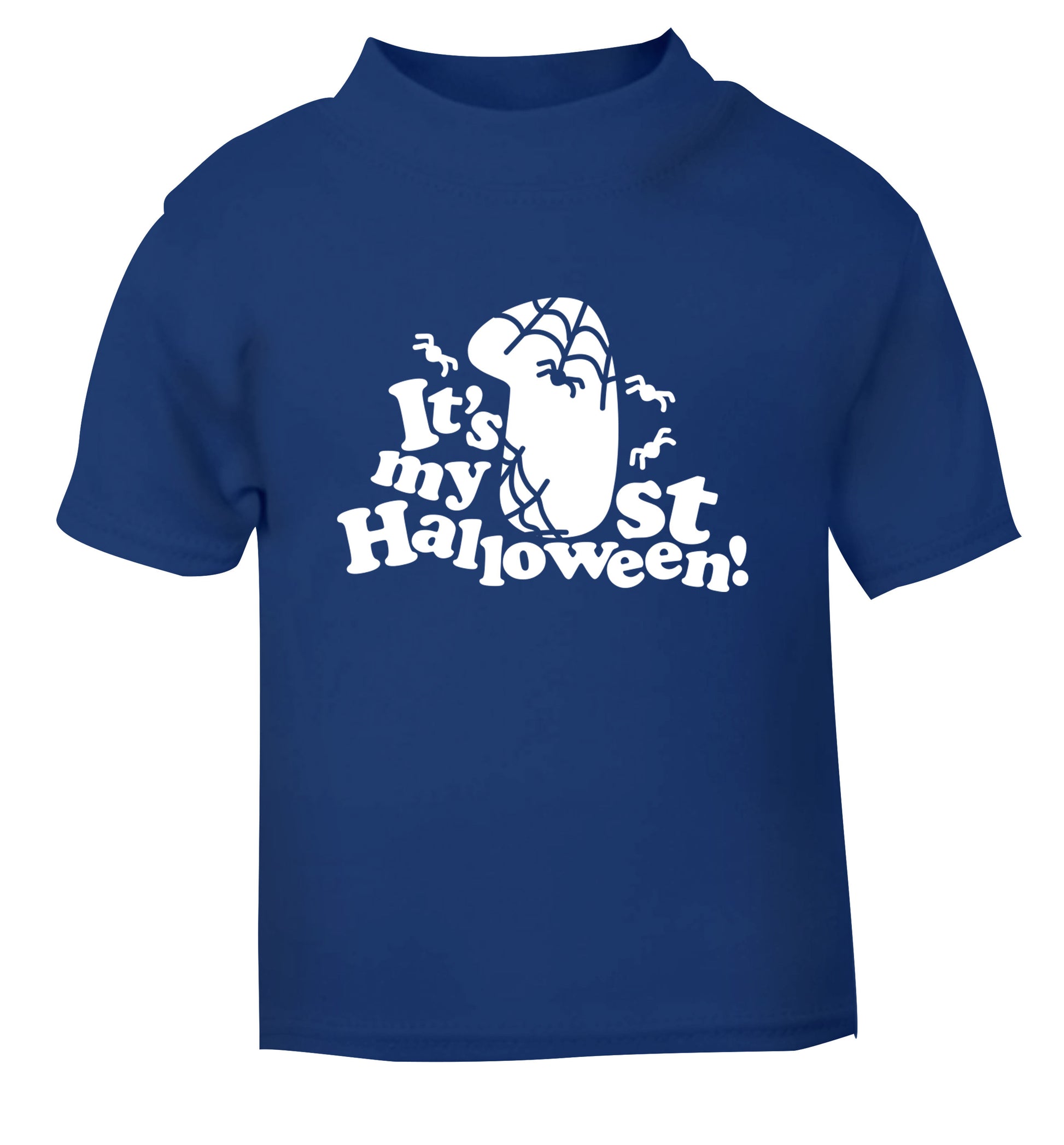 1st Halloween blue Baby Toddler Tshirt 2 Years