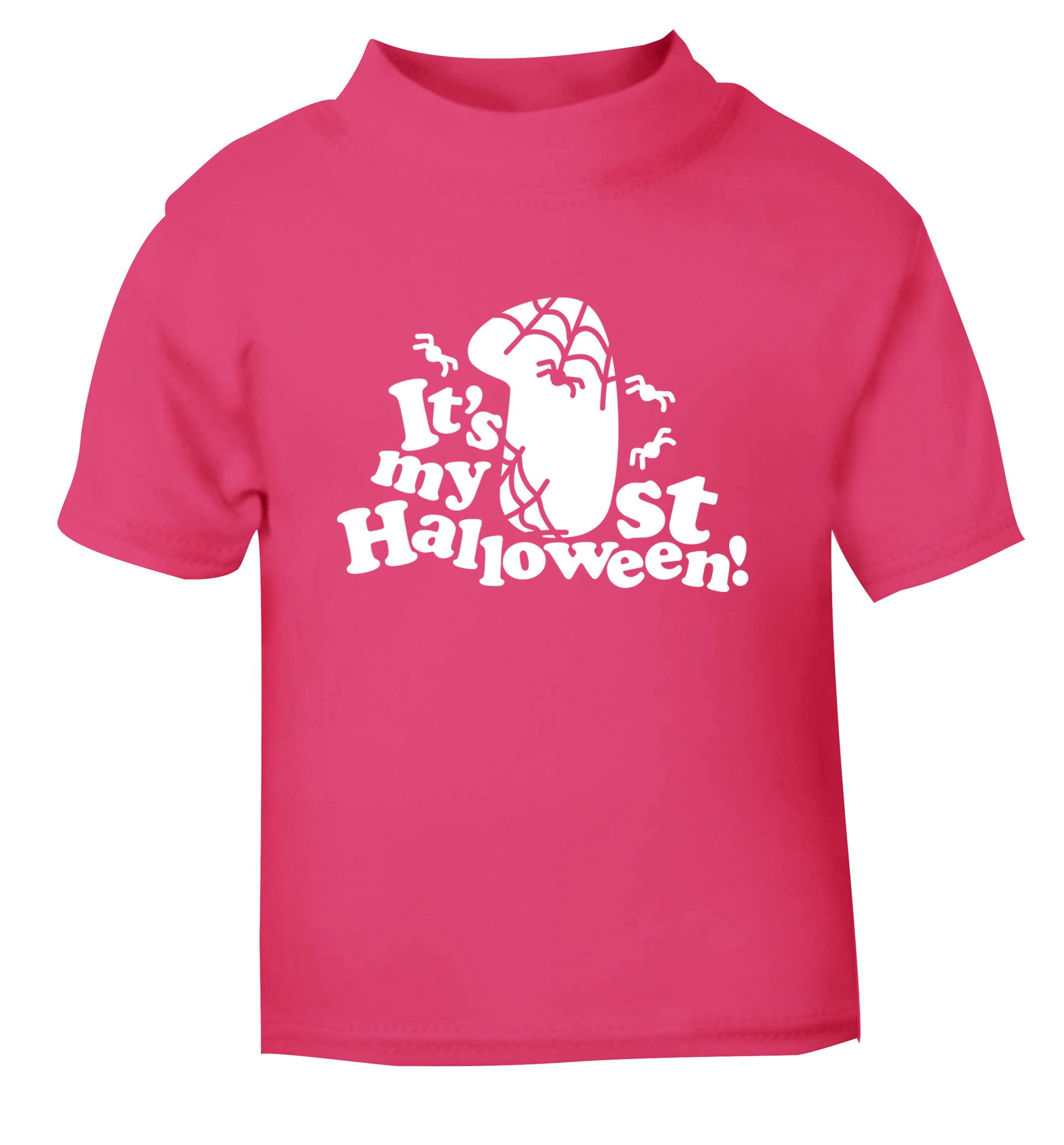 1st Halloween pink Baby Toddler Tshirt 2 Years