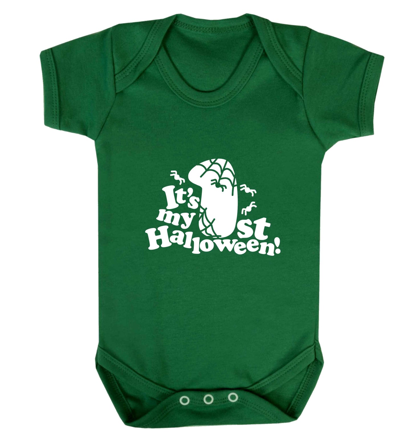 My 1st Halloween Pumpkin baby vest green 18-24 months
