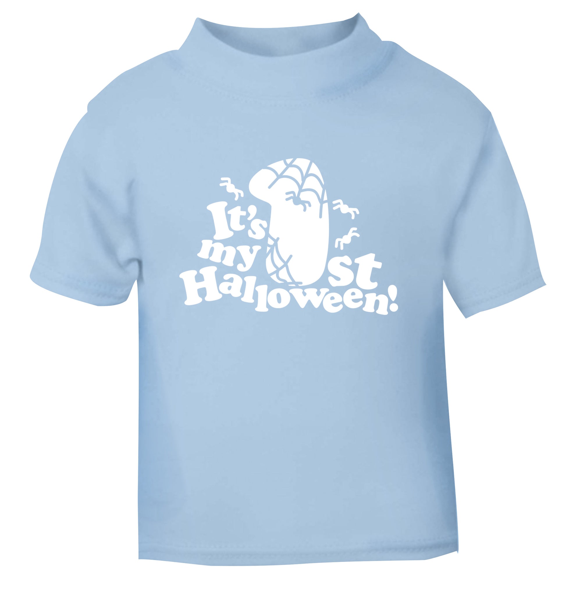 1st Halloween light blue Baby Toddler Tshirt 2 Years