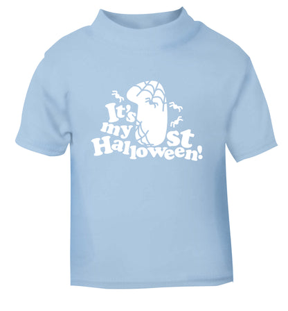 1st Halloween light blue Baby Toddler Tshirt 2 Years