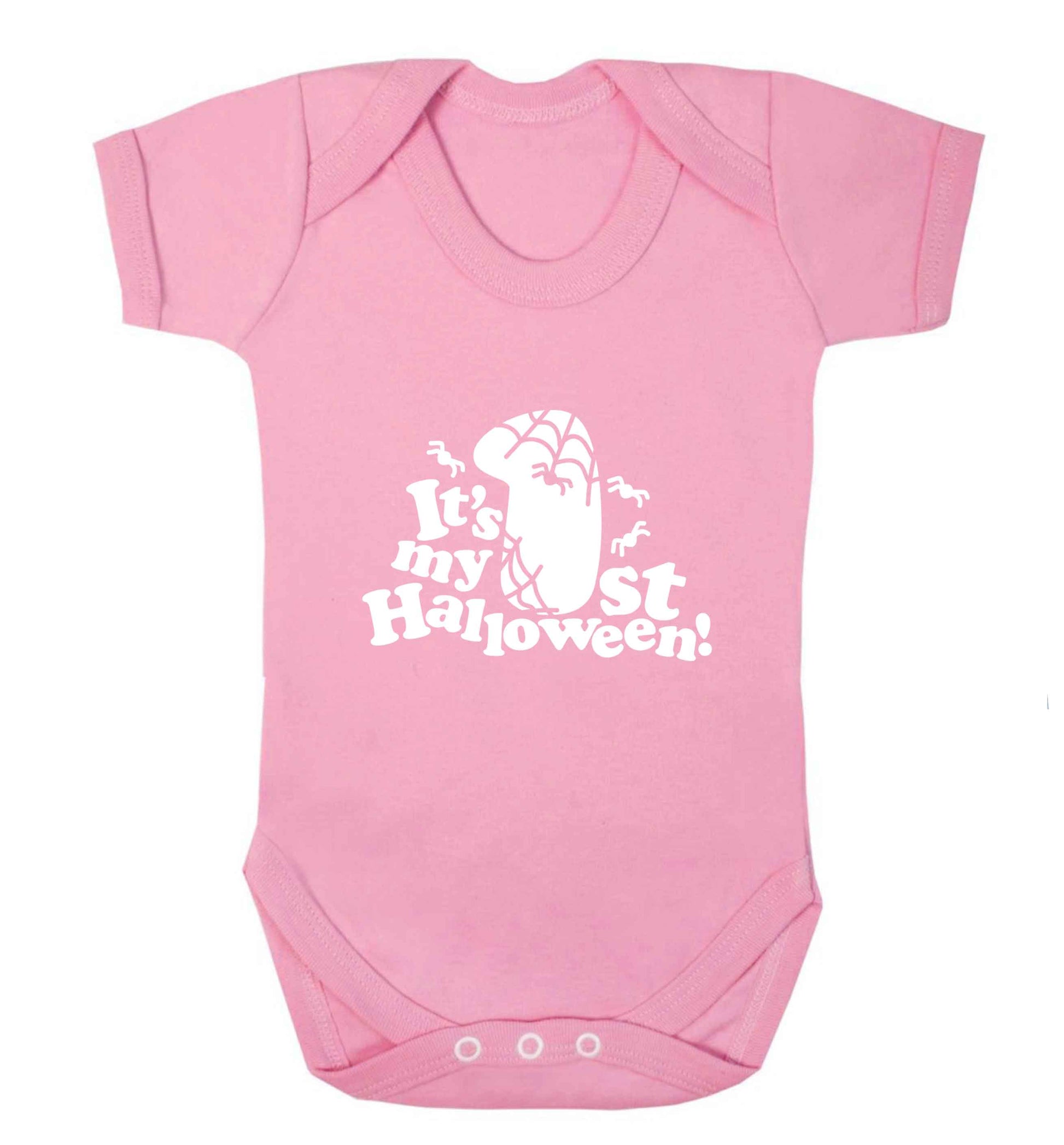 My 1st Halloween Pumpkin baby vest pale pink 18-24 months