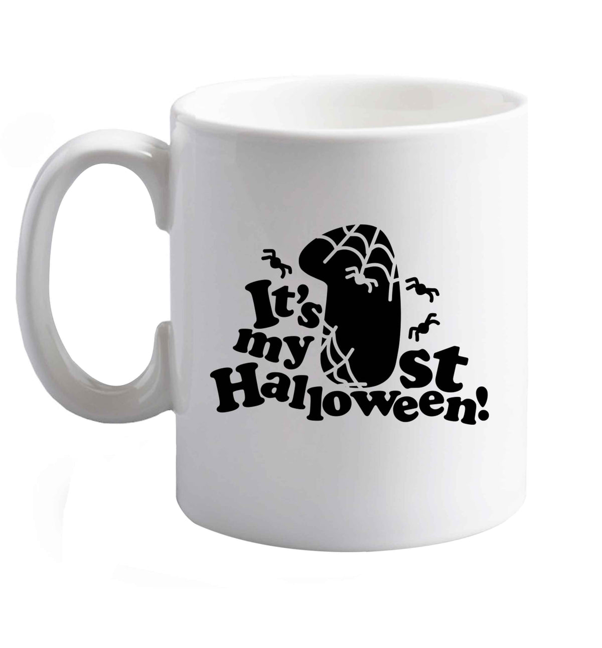 10 oz Favourite Type Pan Pancake ceramic mug right handed