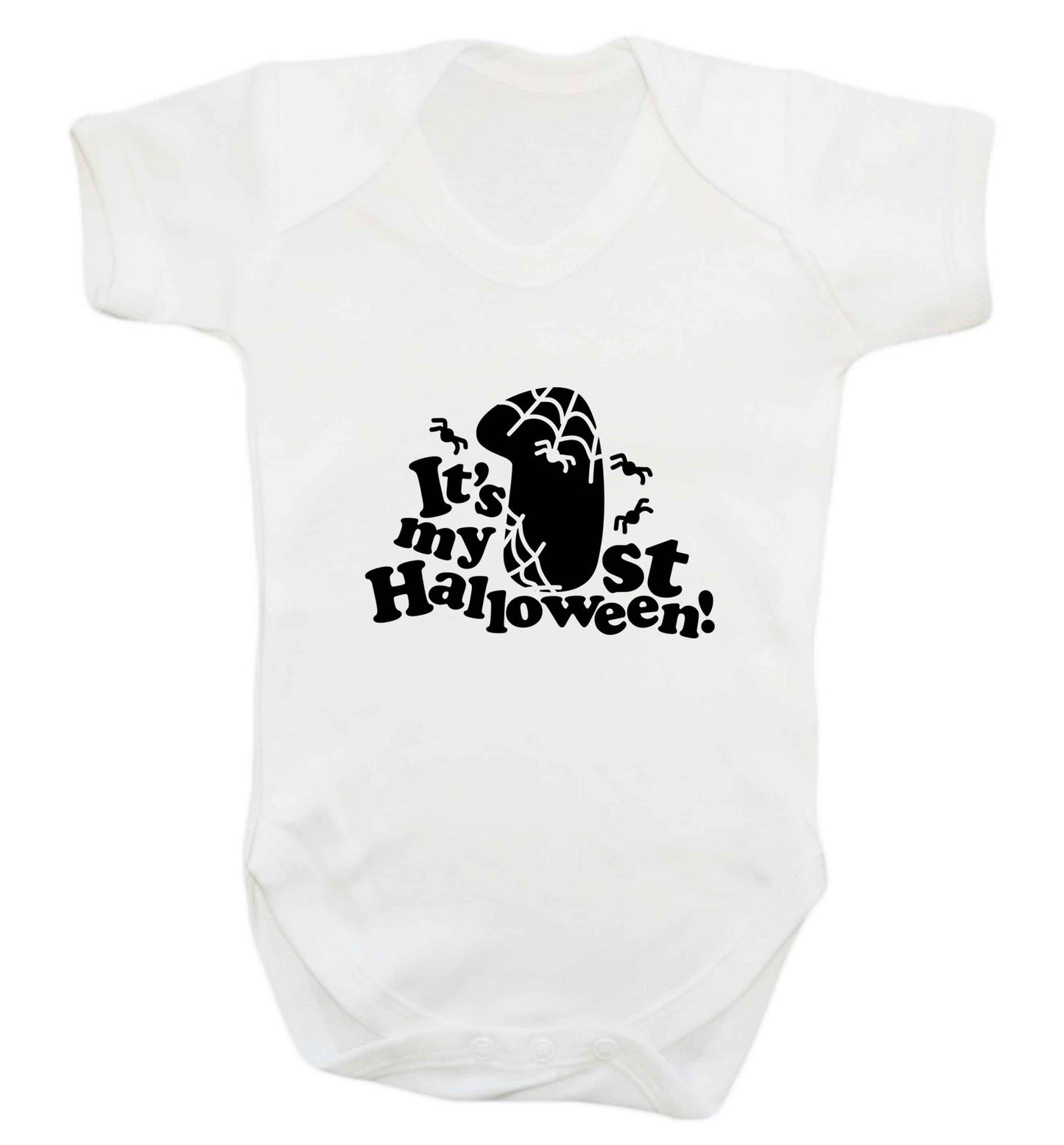 My 1st Halloween Pumpkin baby vest white 18-24 months