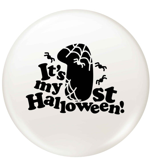 My 1st Halloween Pumpkin small 25mm Pin badge