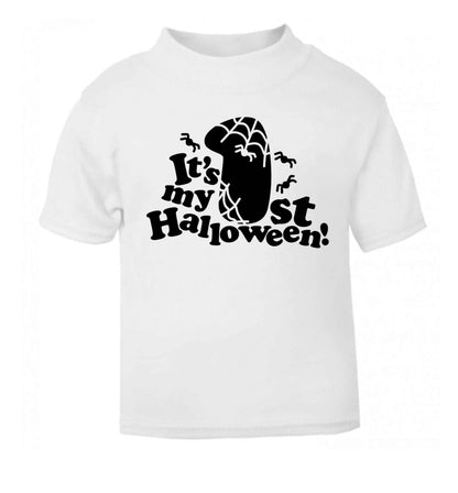 My 1st Halloween Pumpkin white baby toddler Tshirt 2 Years