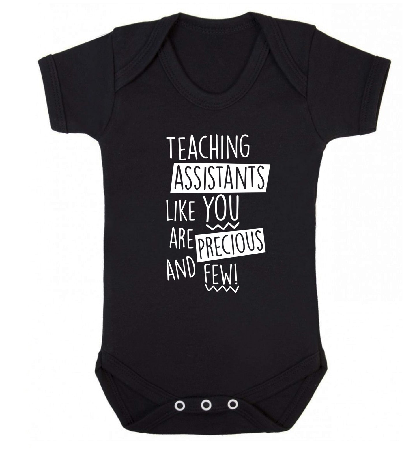 Teaching assistants like you are previous and few! Baby Vest black 18-24 months