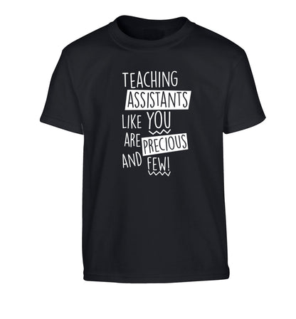 Teaching assistants like you are previous and few! Children's black Tshirt 12-14 Years