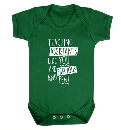 Teaching assistants like you are previous and few! Baby Vest green 18-24 months