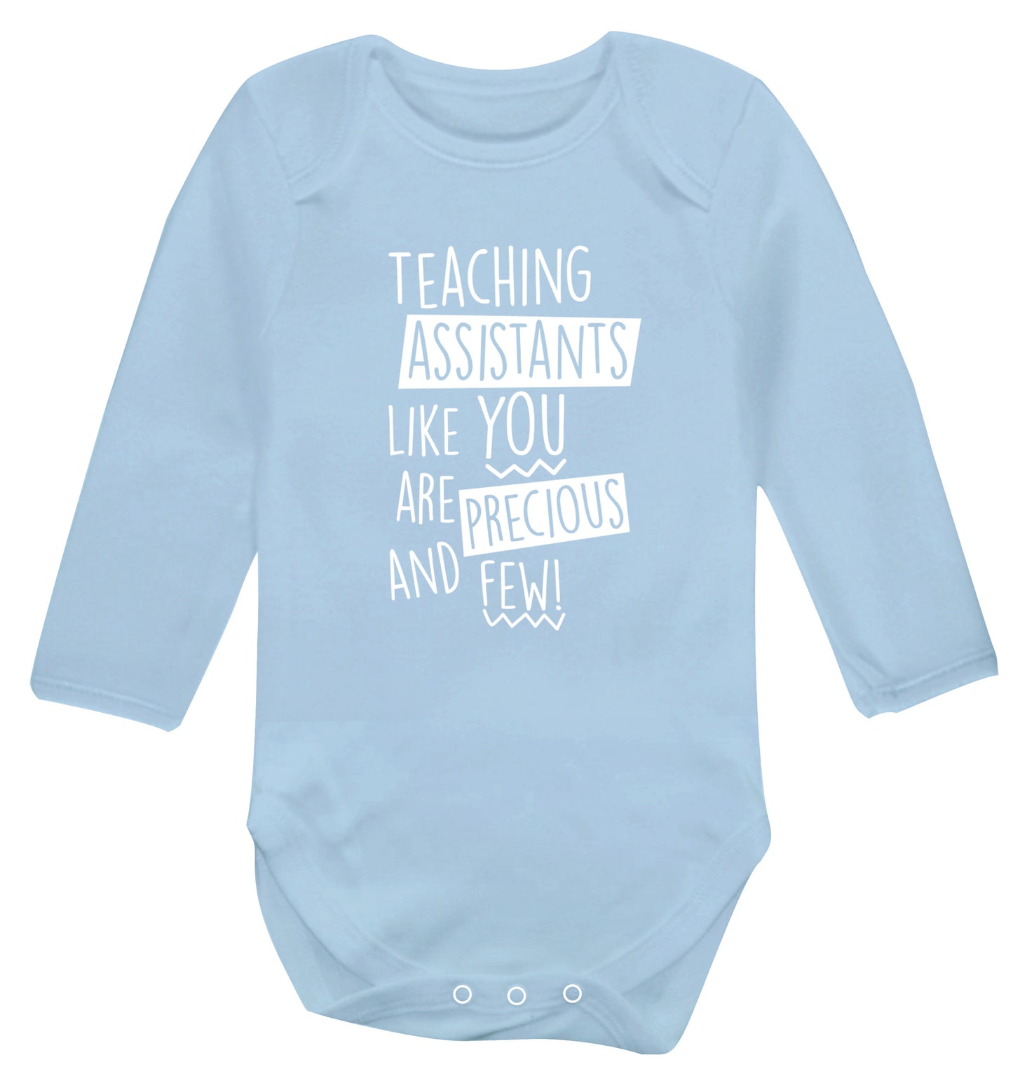 Teaching assistants like you are previous and few! Baby Vest long sleeved pale blue 6-12 months
