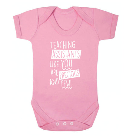 Teaching assistants like you are previous and few! Baby Vest pale pink 18-24 months