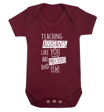 Teaching assistants like you are previous and few! Baby Vest maroon 18-24 months