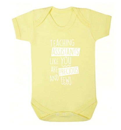 Teaching assistants like you are previous and few! Baby Vest pale yellow 18-24 months