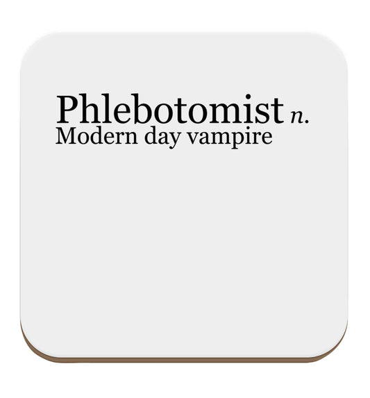 Phlebotomist - Modern day vampire set of four coasters