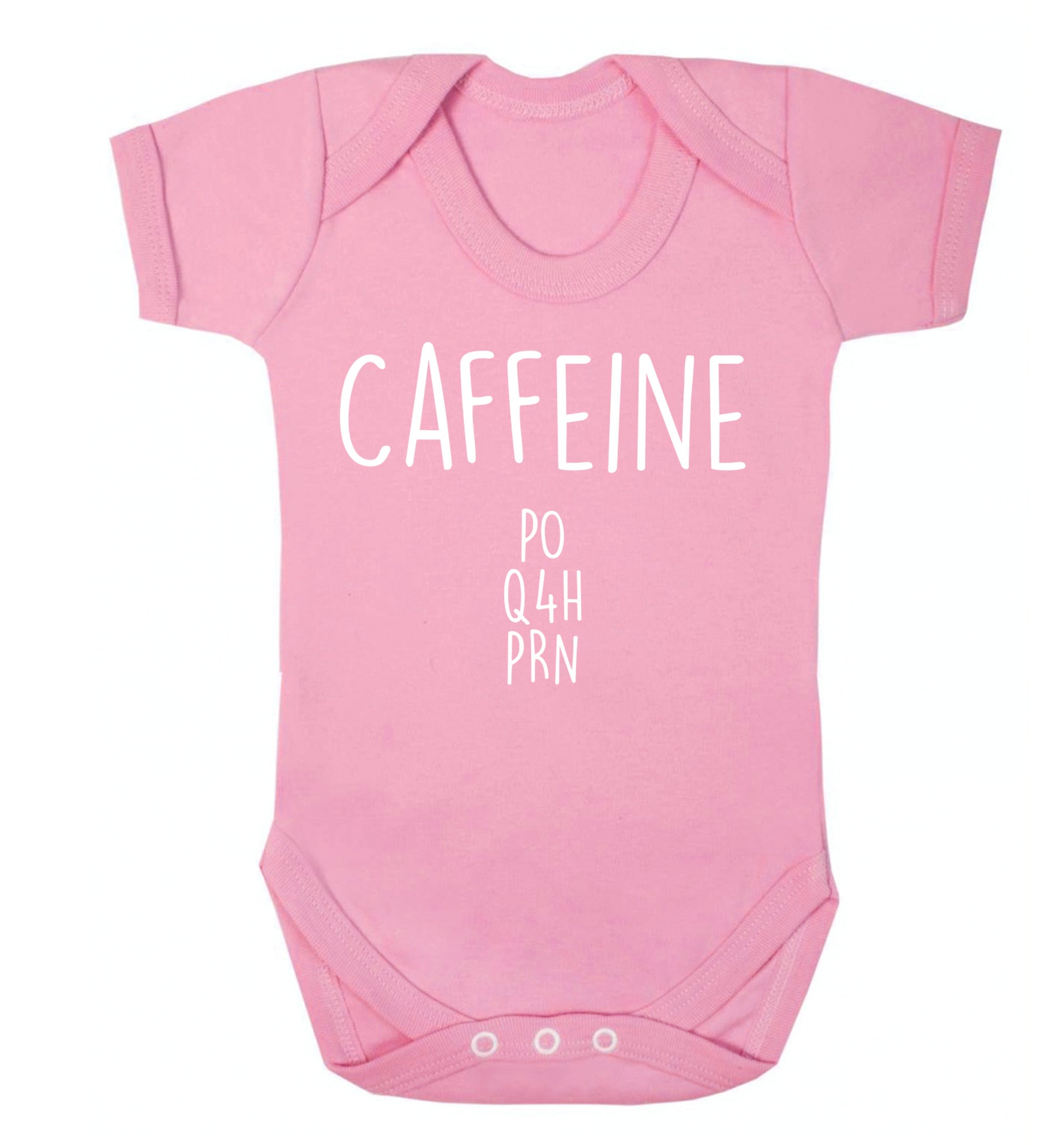 Caffeine PO Q4H PRN Baby Vest pale pink 18-24 months