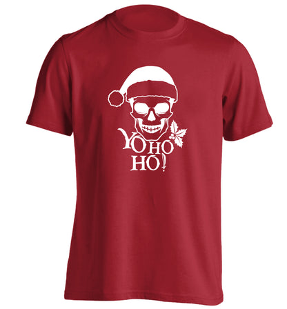 Yo ho ho! adults unisex red Tshirt 2XL