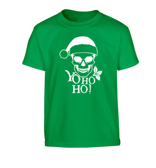 Yo ho ho! Children's green Tshirt 12-14 Years
