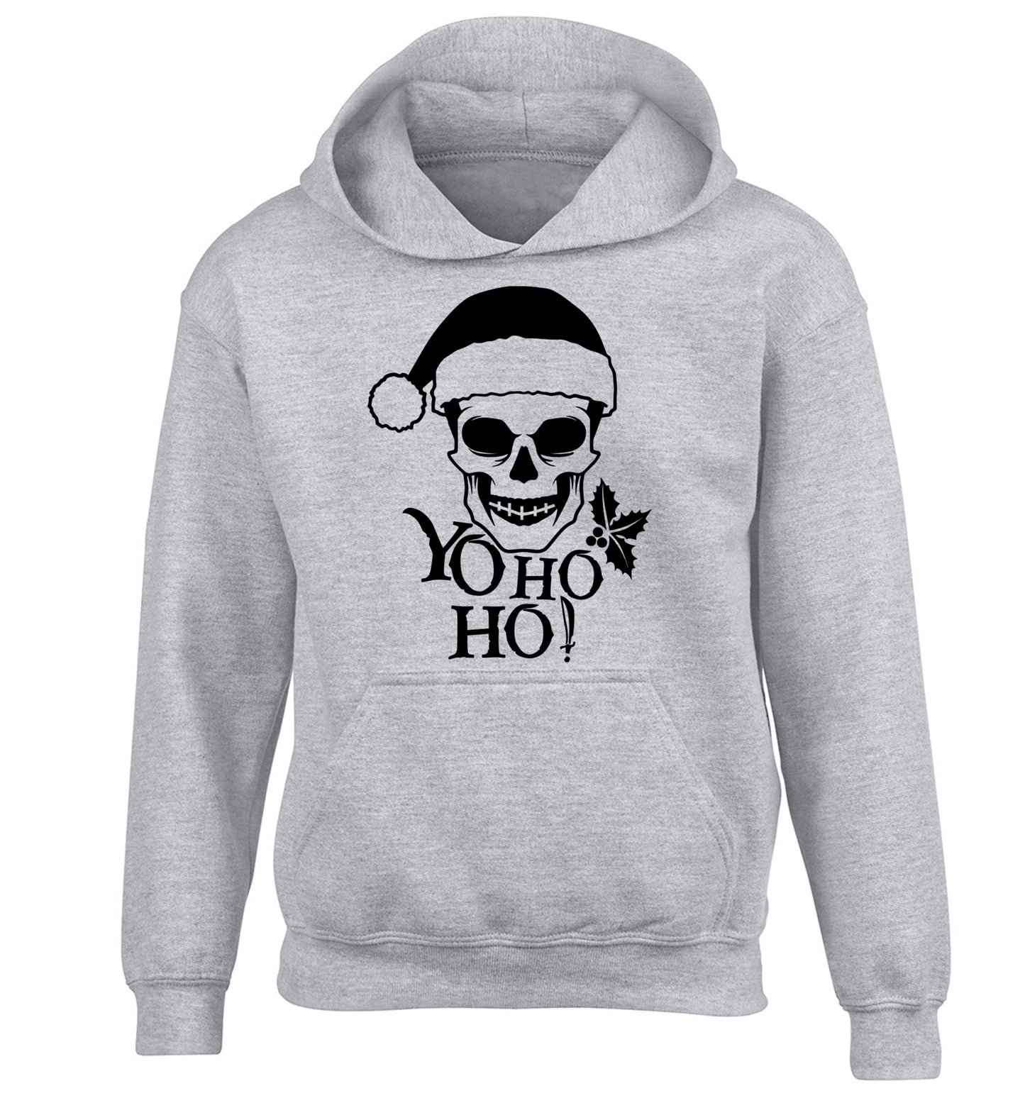 Yo ho ho! children's grey hoodie 12-14 Years