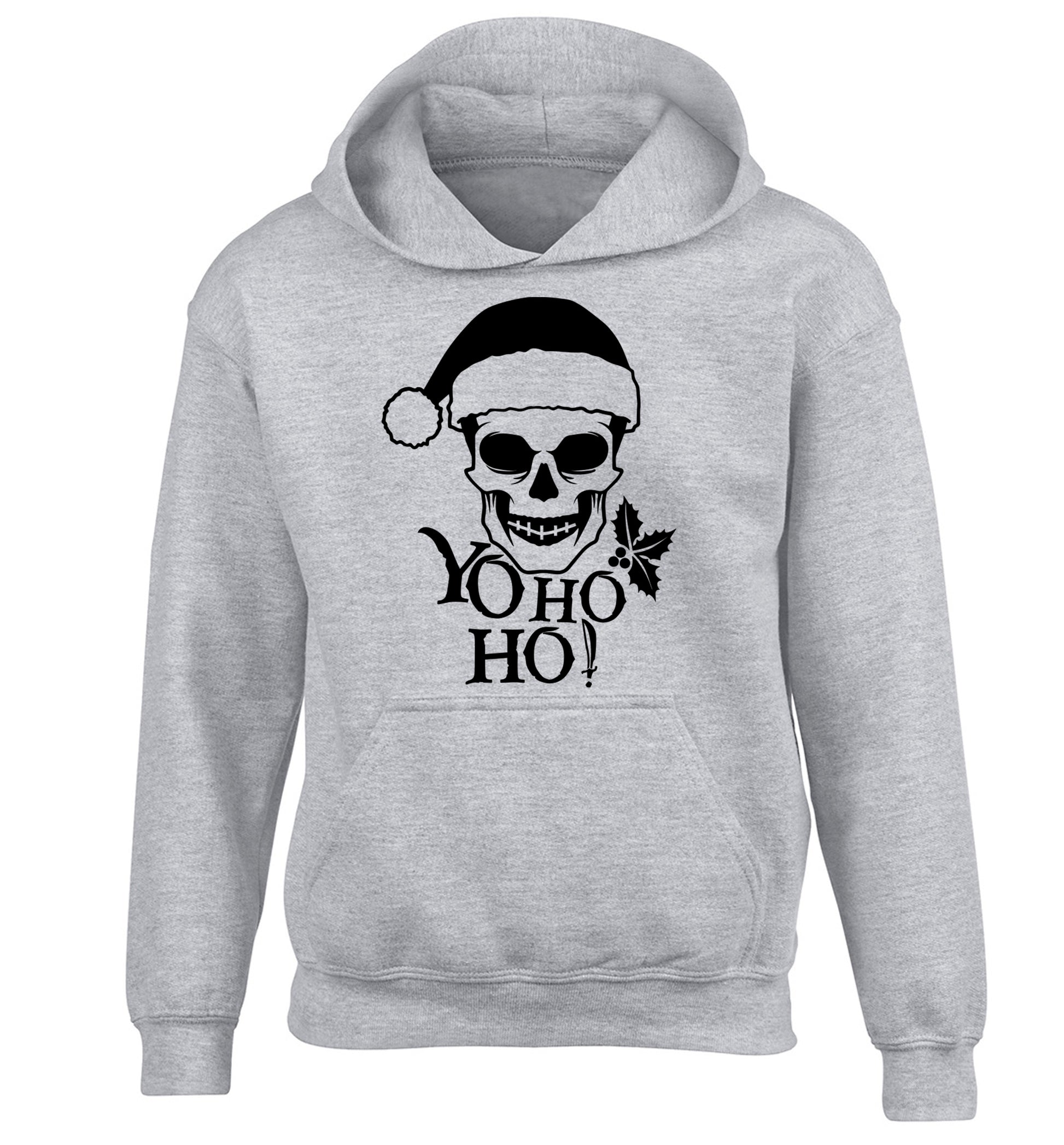 Yo ho ho! children's grey hoodie 12-14 Years