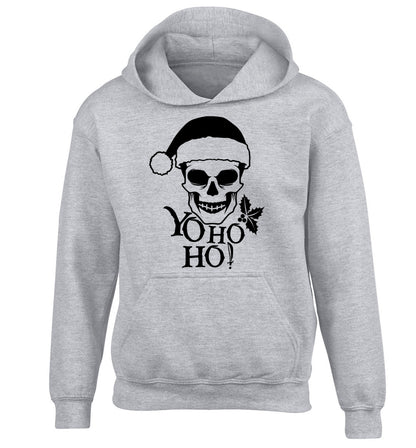 Yo ho ho! children's grey hoodie 12-14 Years