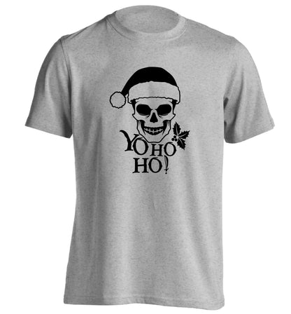 Yo ho ho! adults unisex grey Tshirt 2XL