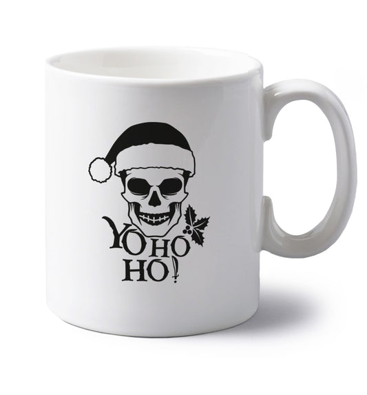 Yo ho ho! left handed white ceramic mug 
