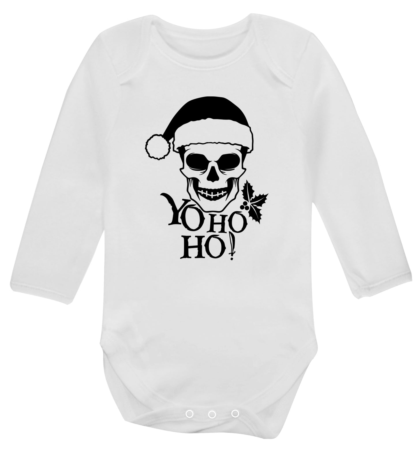 Yo ho ho! Baby Vest long sleeved white 6-12 months
