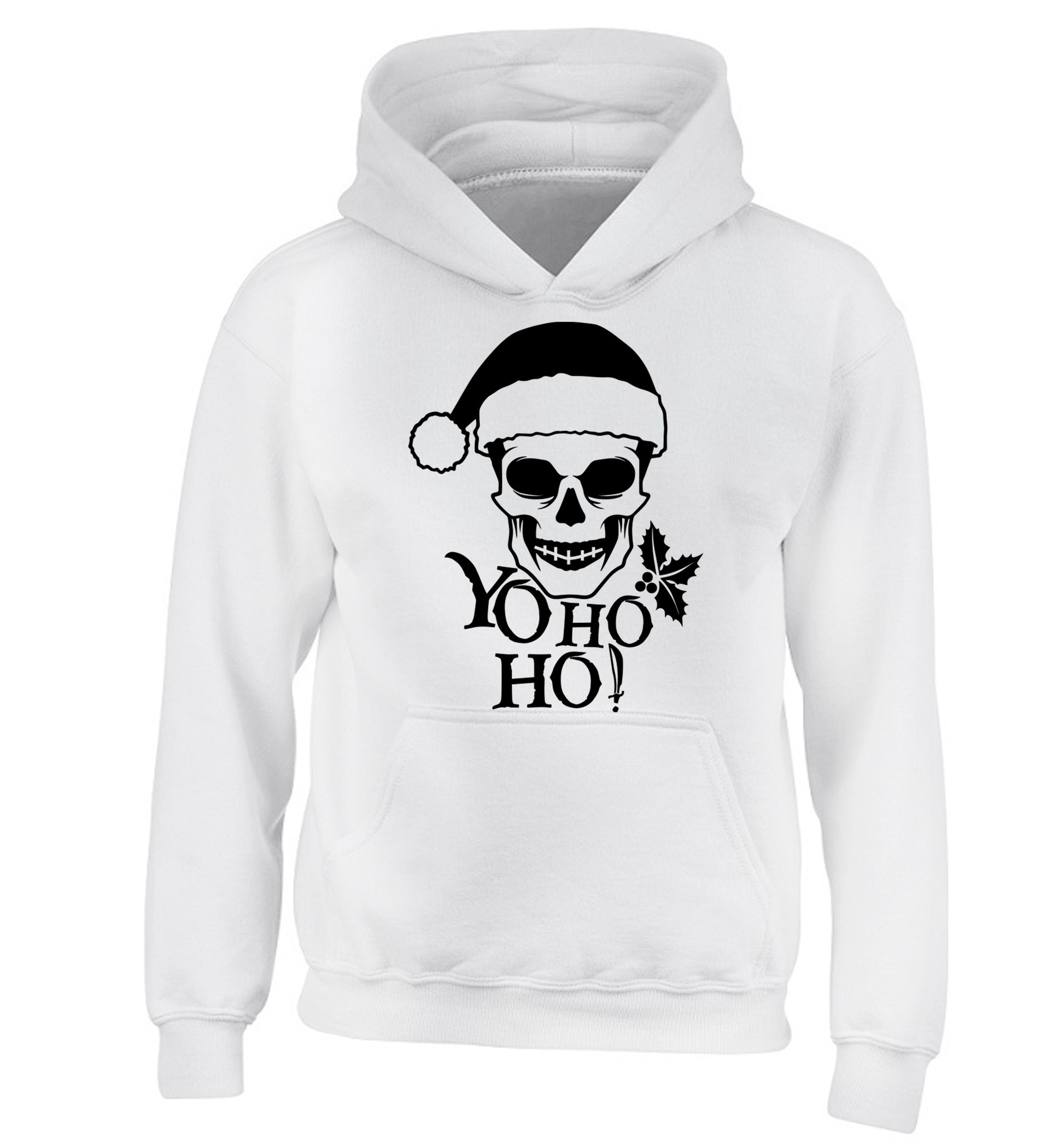 Yo ho ho! children's white hoodie 12-14 Years