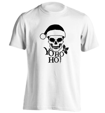 Yo ho ho! adults unisex white Tshirt 2XL