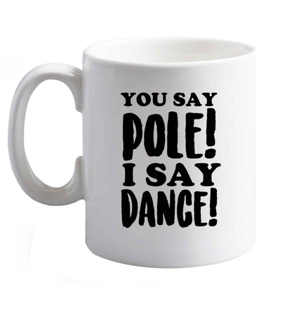 10 oz Favourite Type Pan Pancake ceramic mug right handed