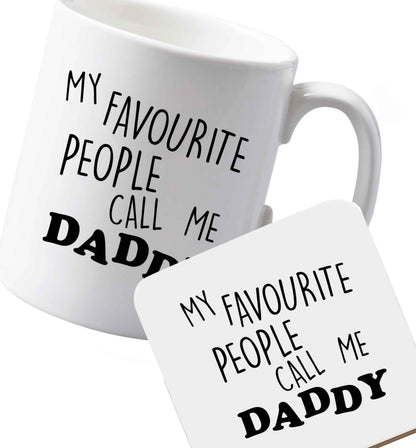 10 oz Ceramic mug and coaster Favourite Type Pan Pancake both sides