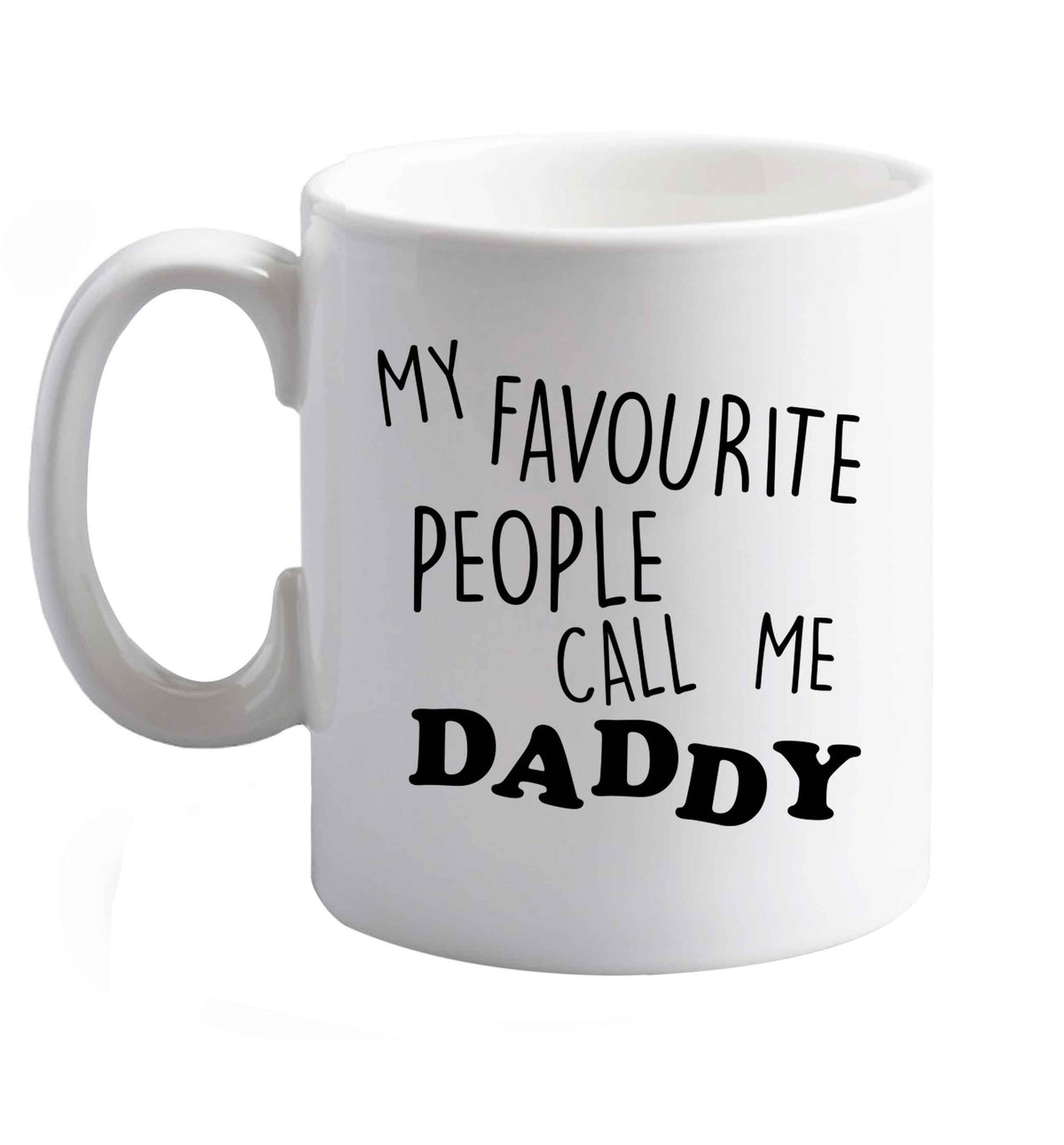 10 oz Favourite Type Pan Pancake ceramic mug right handed