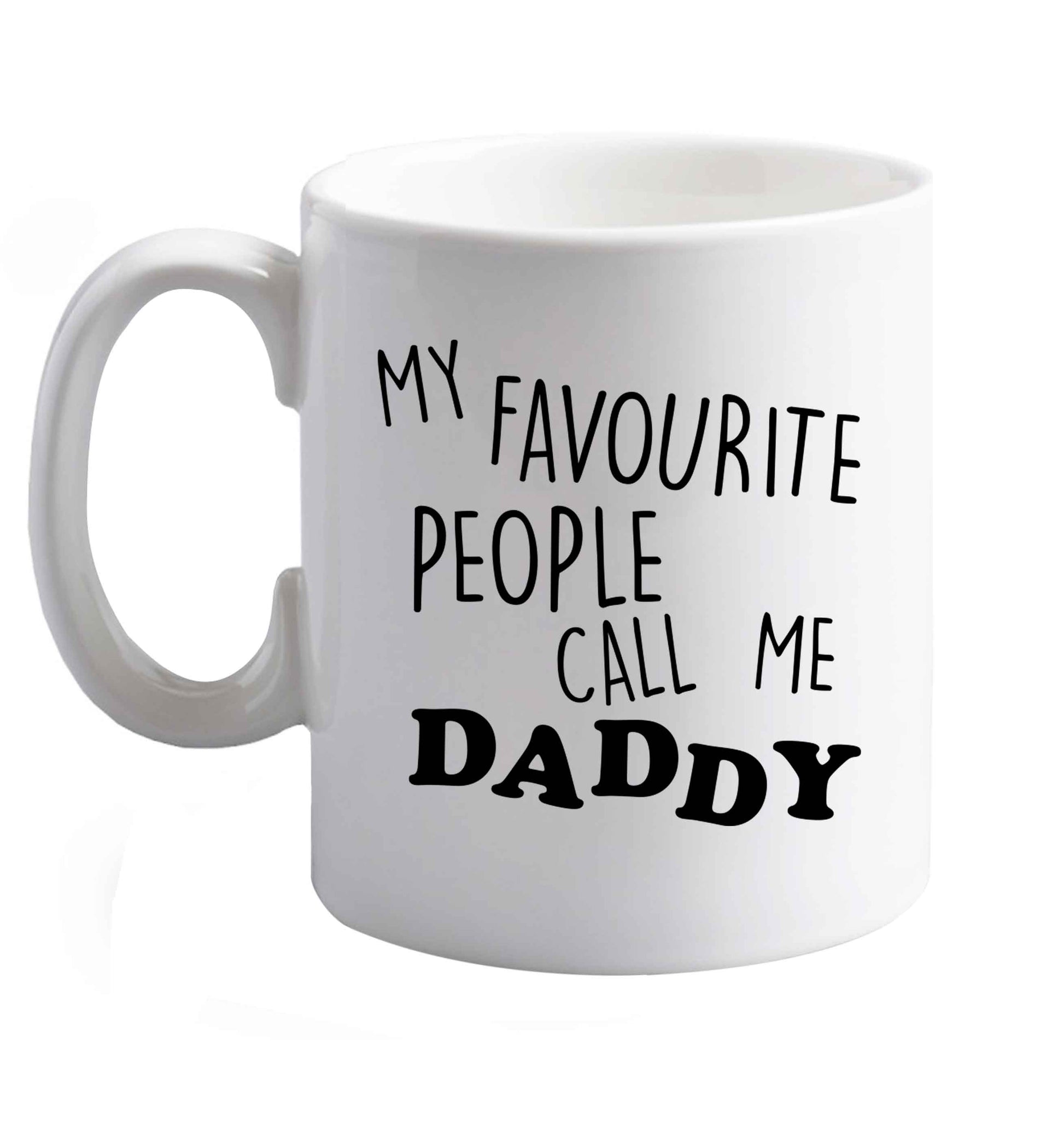 10 oz Favourite Type Pan Pancake ceramic mug right handed