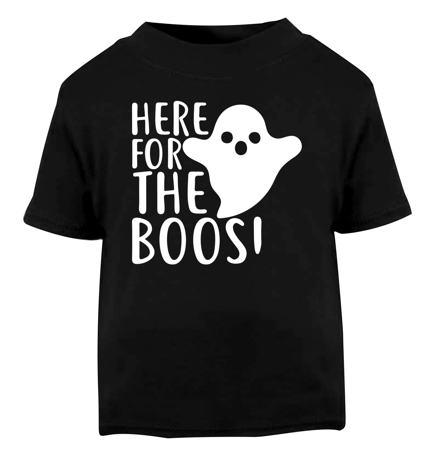 Here for the boos Black Baby Toddler Tshirt 2 years